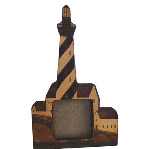 Warren Kimble Coastal Breeze Lighthouse Standing Frame 2.5 x 2.5 Photo Size 